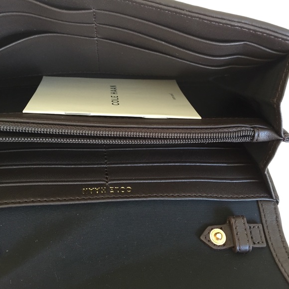 Cole Haan brown woven convertible wallet bag - Picture 7 of 9